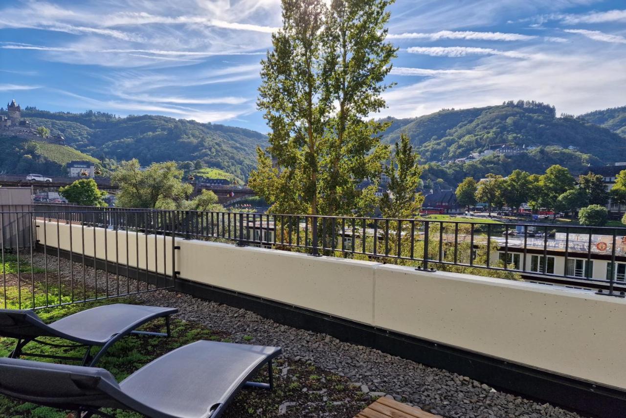 Vivamosel: Appartement Mit Mosel & Burgblick - Balkon - Parken - Aufzug - Fahrradraum Cochem Eksteriør bilde
